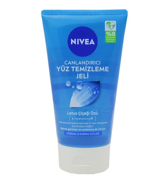 Nivea Canlandırıcı Yüz Temizleme Jeli Normal Ciltler Lotus Çiçeği 150 ml