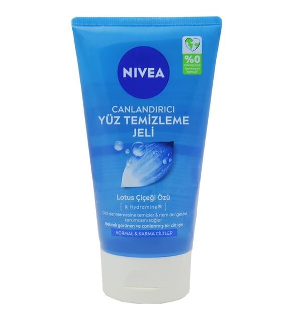 Nivea Canlandırıcı Yüz Temizleme Jeli Normal Ciltler Lotus Çiçeği 150 ml